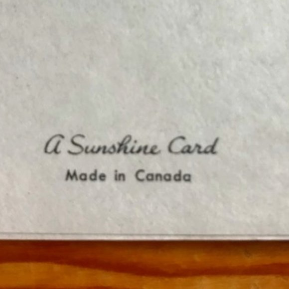 7 Vintage Christmas Cards By A Sunshine Card Made In Canada - Picture 7 of 12